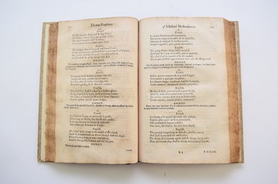 Lot 1124 - Prophecies of Nostradamus, 1672