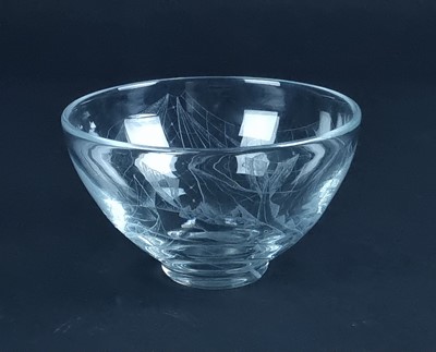 Lot 200 - Vicke Lindstrand for Kosta, a 'Net' pattern bowl