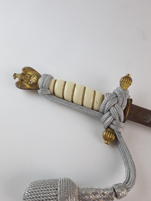 Lot WW2 German Kriegsmarine Officer's Dagger by E. & F. Horster, Solingen
