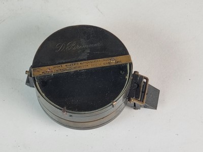 Lot Compass and mirror clinometer and a pair of marine binoculars