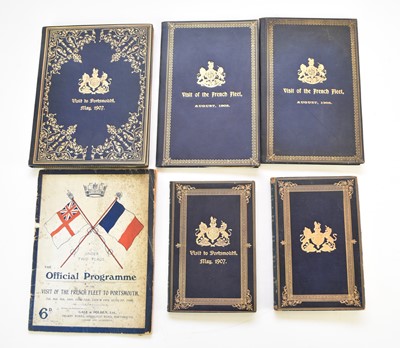 Lot 1062 - VIP PROGRAMME of the visit of the French Fleet to Portsmouth, August 1905