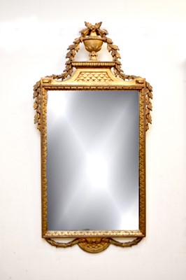 Lot 602 - A Regency style giltwood mirror
