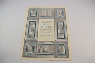 Lot 1130 - MONOTYPE ORNAMENT BROADSHEETS