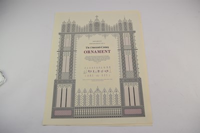 Lot 1130 - MONOTYPE ORNAMENT BROADSHEETS