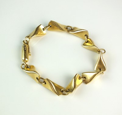 Lot 82 - An 18ct gold Georg Jensen 'Butterfly' bracelet