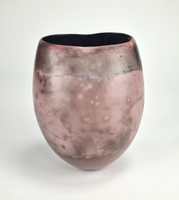 Lot 211 - Gabriele Koch (b.1948), smoke-fired and burnished studio vase