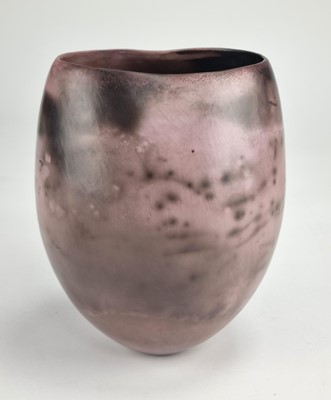Lot 211 - Gabriele Koch (b.1948), smoke-fired and burnished studio vase
