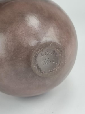 Lot 211 - Gabriele Koch (b.1948), smoke-fired and burnished studio vase