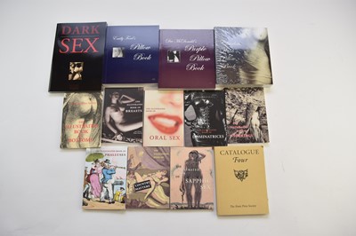 Lot 1109 - EROTICA.  A collection of erotic books and prints, mostly published by the Erotic Print Society.  Circa 40 books