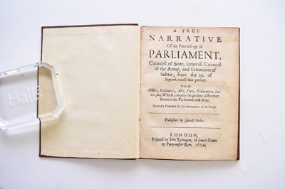 Lot 1169 - MONCK, George, Duke of Albemarle.  Disbound 17th century pamphlets