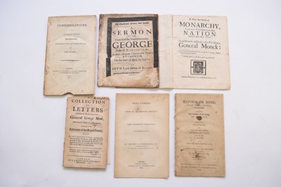 Lot 1169 - MONCK, George, Duke of Albemarle.  Disbound 17th century pamphlets