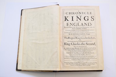 Lot 1157 - BAKER, Sir Richard, A Chronicle of the Kings of England, Folio, 1684.