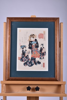 Lot 111 - Utagawa Kunisada II and others, a collection of Japanese woodblock prints