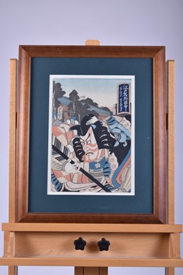 Lot 111 - Utagawa Kunisada II and others, a collection of Japanese woodblock prints