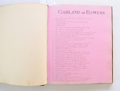 Lot 1014 - COMMONPLACE BOOK belonging to Hannah Pattisson, April 1838