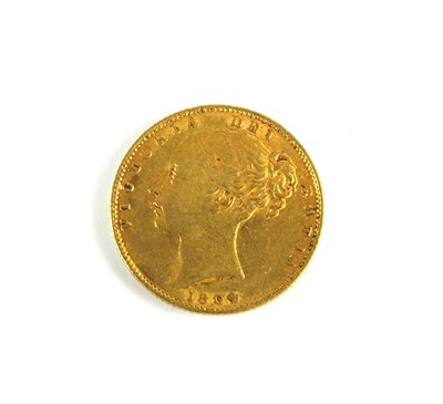 Lot 171 - A Victoria young head sovereign