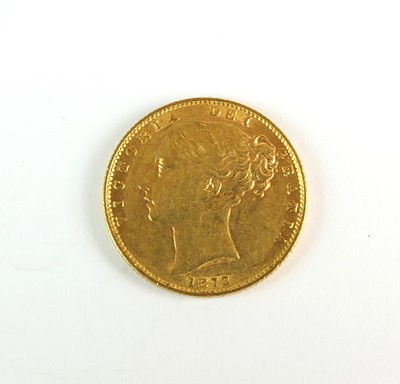 Lot 173 - A Victoria young head sovereign