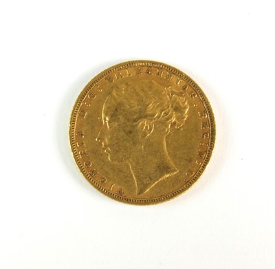 Lot 177 - A Victoria young head sovereign