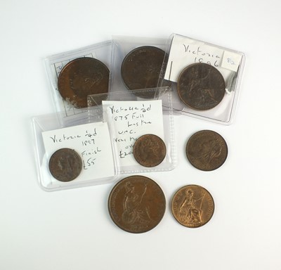 Lot 113 - Victoria copper and bronze coinage