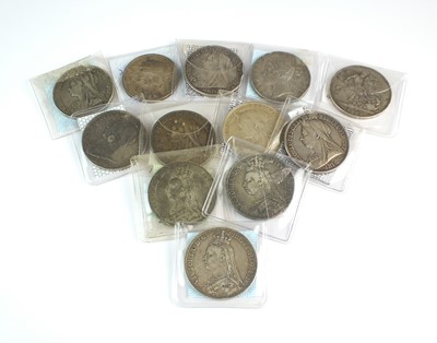 Lot 189 - A collection of Victoria crowns