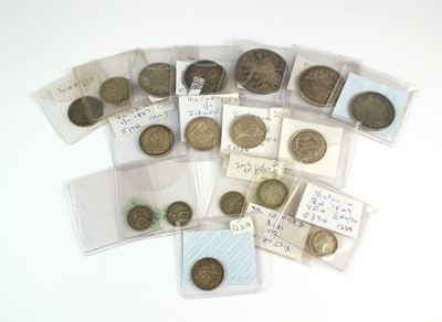 Lot 190 - A collection of Victoria silver coinage