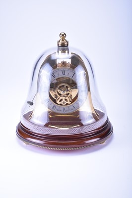 Lot 421 - A Mappin & Webb Maritime mantel clock of bell form