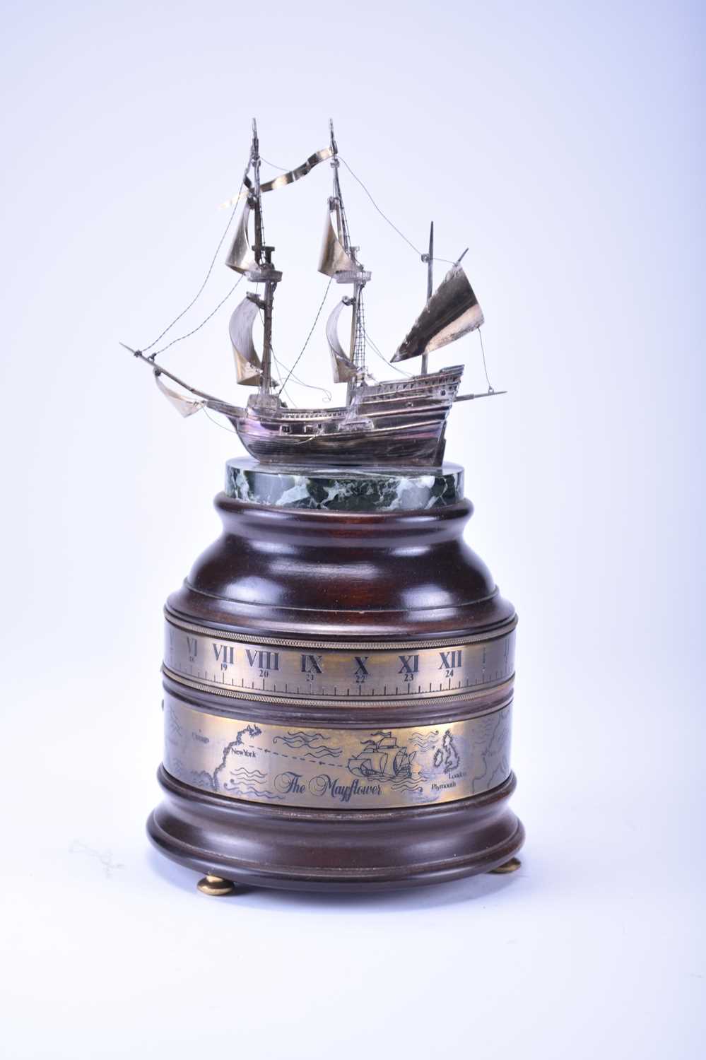 Lot 422 - "The Boehm Mayflower Clock", an annular timepiece