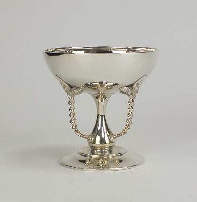 Lot 2 - A silver pedestal bowl