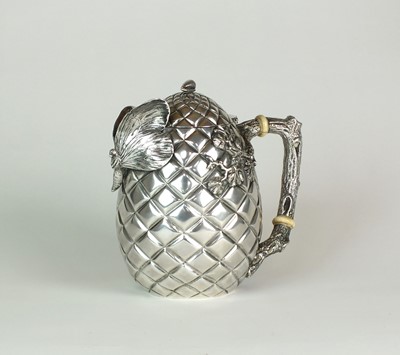Lot 72 - An unusual late 19th/early 20th century American silver teapot by Gorham