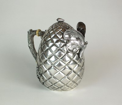 Lot 72 - An unusual late 19th/early 20th century American silver teapot by Gorham