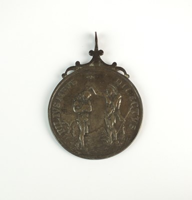 Lot 131 - An Italian silver 17th century circular medallion