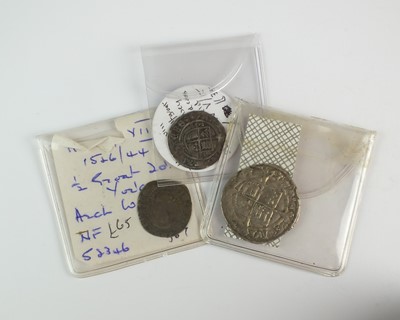 Lot 226 - A Henry VIII groat and two half groats