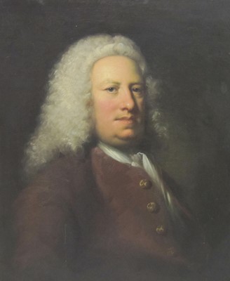 Lot 289 - Circle of Arthur Pond (1701-1758)  Portrait of a Gentleman