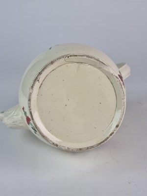 Lot 249 - Leeds creamware coffee pot and cover, 18th century