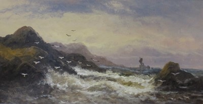 Lot 364 - William Matthew Hale (1837 - 1929) Shipping in choppy waters; and In a Swell