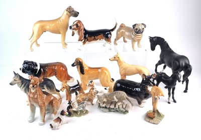 Lot 270 - Beswick and Border Fine Arts animal models