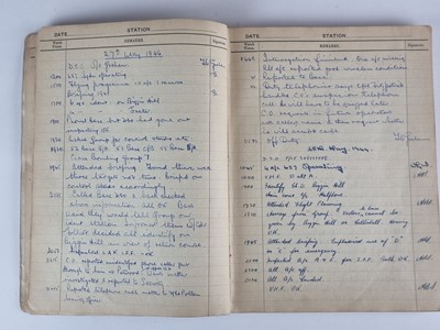 Lot 'Dambusters' Interest - RAF Signal Office Diary for Woodhall Spa (19th May 1944 - 11th January 1945)