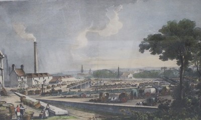 Lot 323 - After David Octavius Hill (1802-1870) 'Opening of the Glasgow and Garnkirk Railway'
