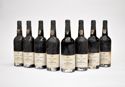 Lot 479 - Eight bottles of Taylors Vintage Port, 1977