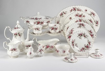 Lot 201 - An extensive Royal Albert Lavender Rose Service: tea, coffee and dinner service