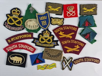 Lot 161 - A quantity of British Army South Staffordshire...