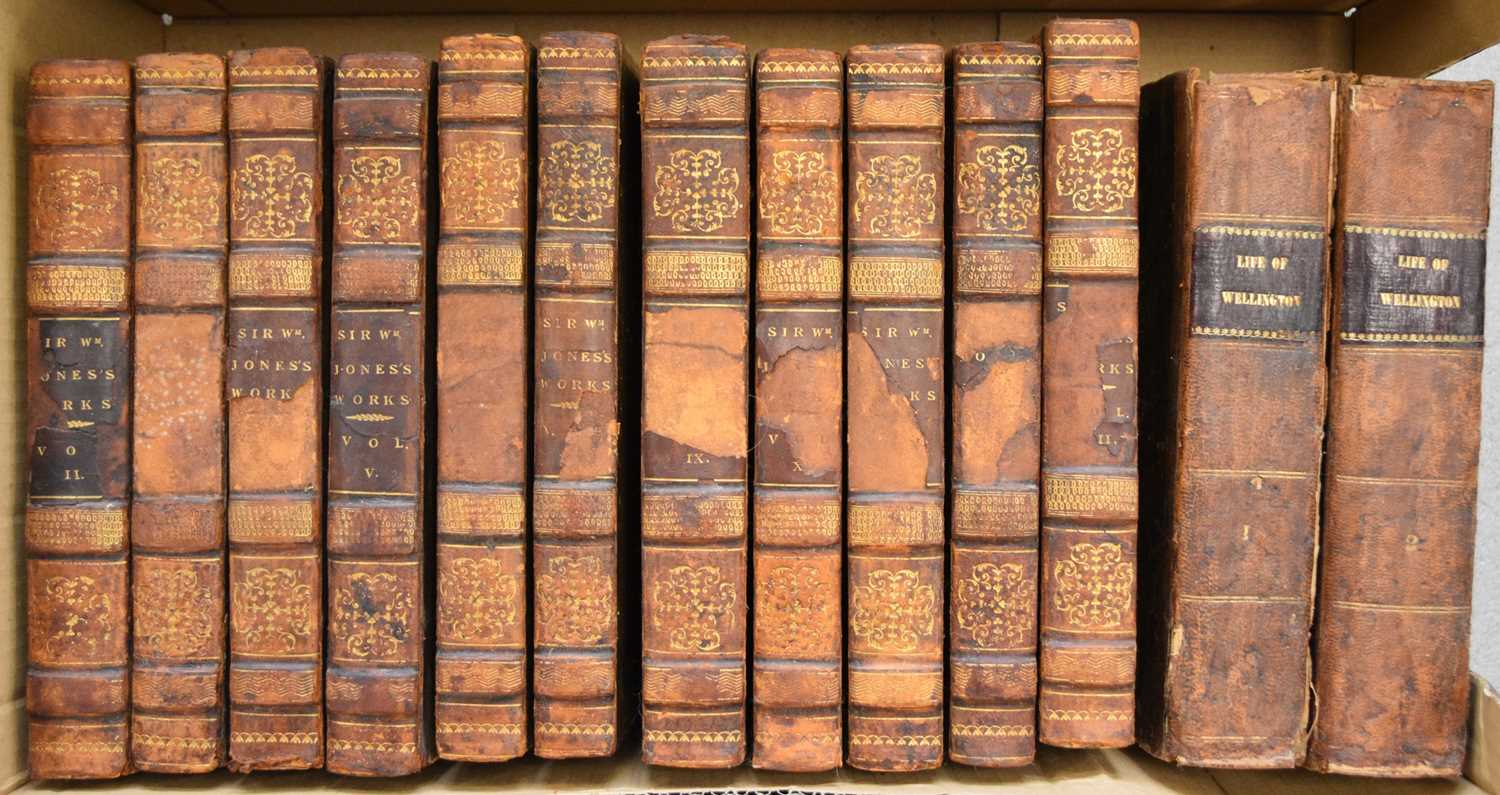 Lot 1000 - BINDINGS. Works of Sir William Jones.  11 vols of 13, 1807