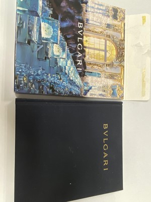 Lot 94 - A yellow metal and stainless steel Bvlgari hinged bangle