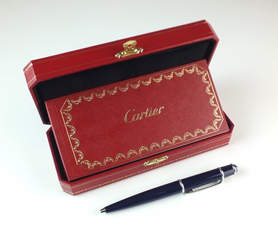 Lot 48 - A cased Cartier ballpoint pen