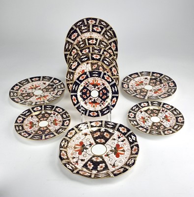 Lot 158 - A group of Royal Crown Derby Imari plates, pattern 2451