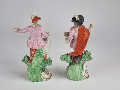 Lot 267 - Pair of Derby models of a Dresden Shepherd and Shepherdess