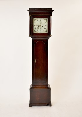 Lot 499 - A George III oak longcase clock by Humphreys of Hartlepool