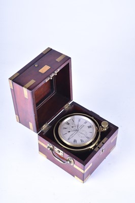 Lot 317 - A mid-19th century, 2-day, chronometer, by French, numbered '862'