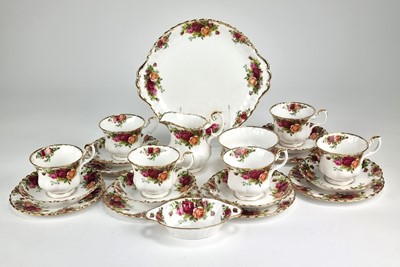 Lot 253 - Royal Albert Old Country Roses tea service