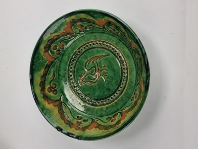 Lot 282 - Spanish pottery including a Domingo Punter studio plate